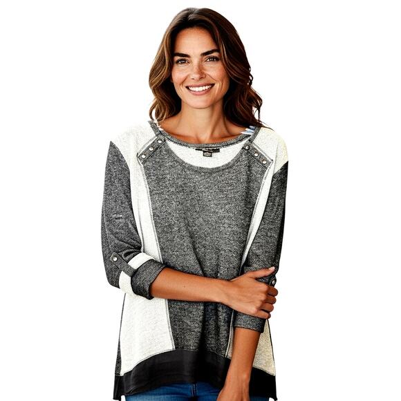 Style & Company Gray XL Women's Sweater Misses Size Extra Large16 18 - Picture 1 of 5